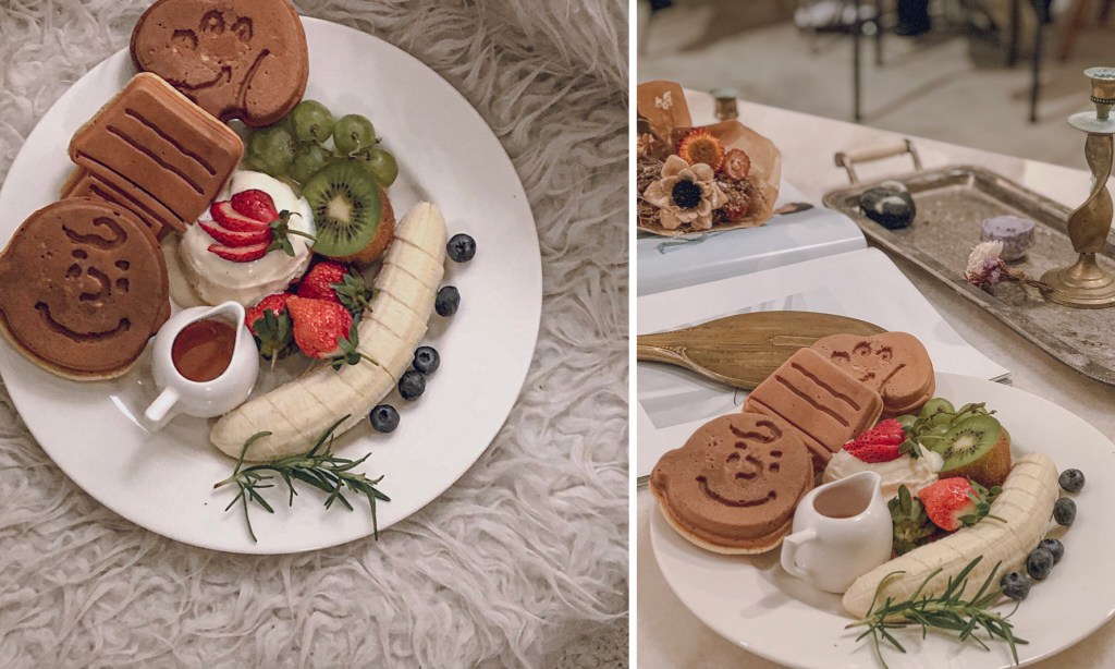 sansan小矮走跳日記-中山站咖啡廳 走進屋子裡 House go in 季節水果冰淇淋鬆餅