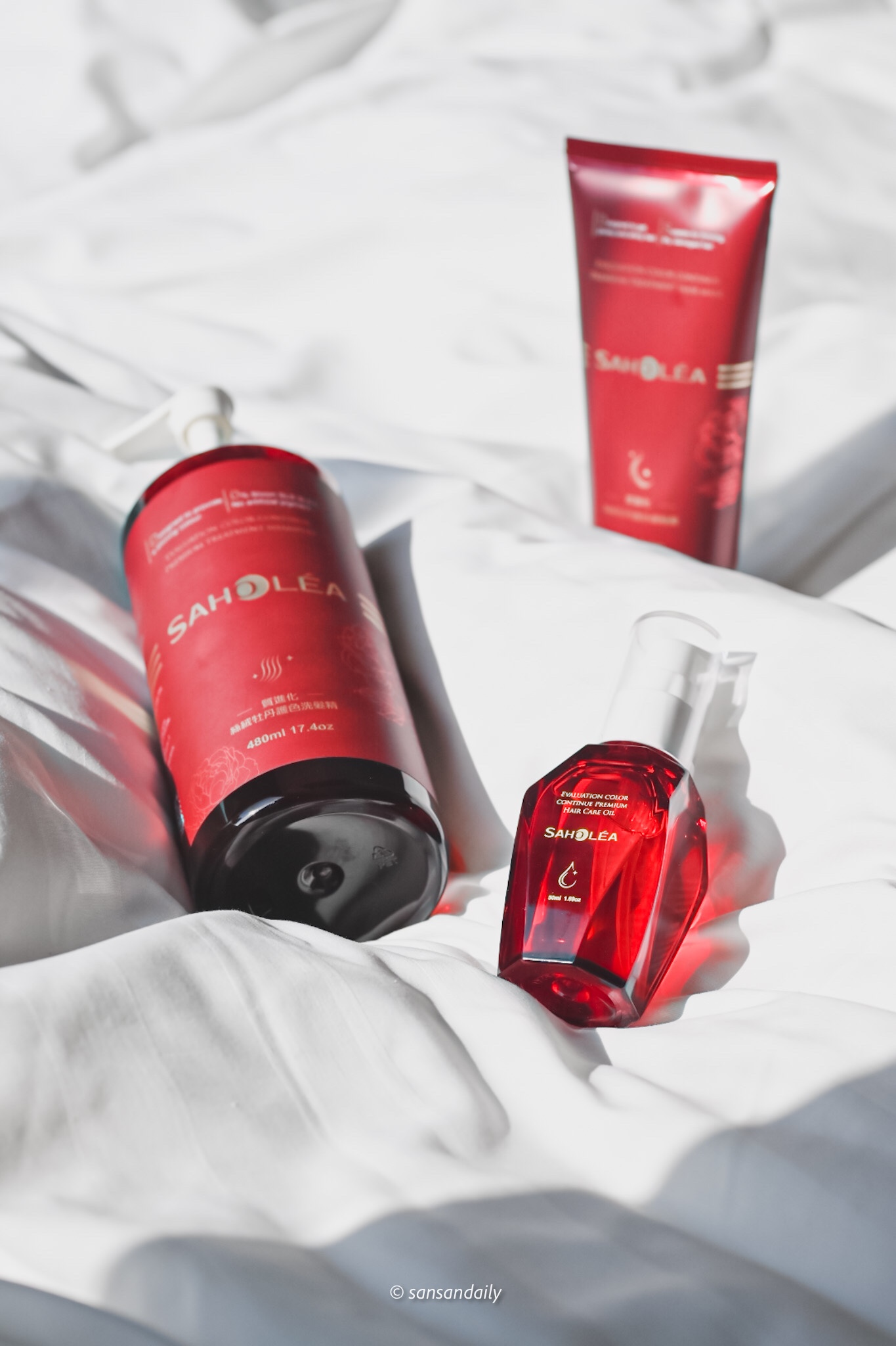 Saholea森歐黎漾 絲絨牡丹護色修護組 評價