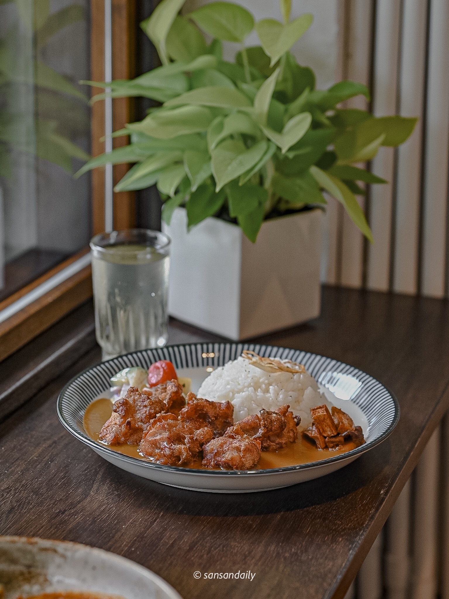 綠境Aroma 炸雞咖哩｜sansan小矮人走跳日記