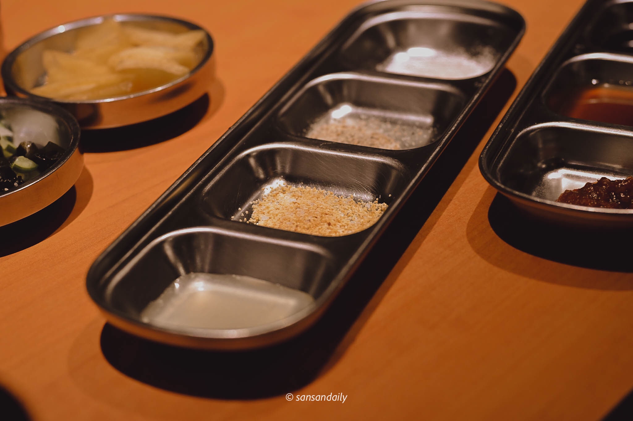 娘子韓食燒肉沾醬 檸檬汁蒜鹽胡椒鹽海鹽