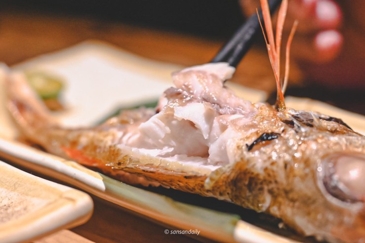 烤紅喉肉質特寫