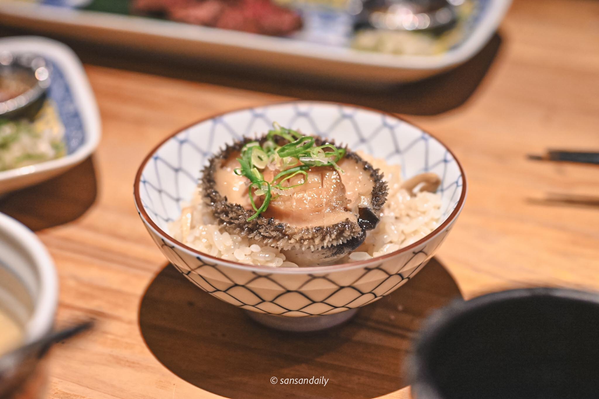 鮑魚雞汁燉飯近拍