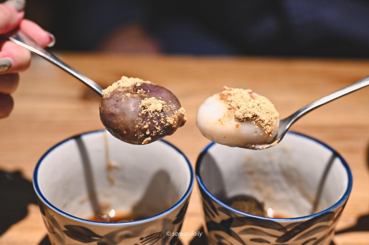 微風建一食堂 甜點黃豆粉黑糖漿湯圓