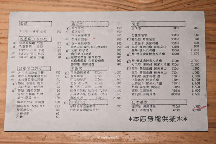 微風建一食堂 菜單