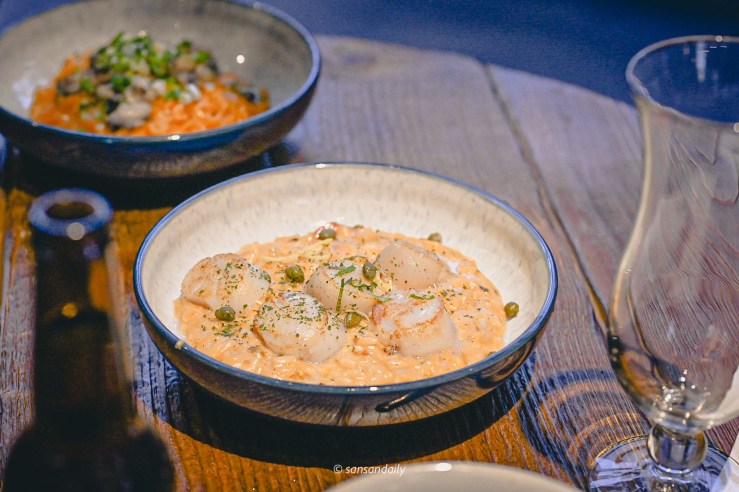 GUMGUM Beer & Wings 北海道干貝蝦膏起司燉飯