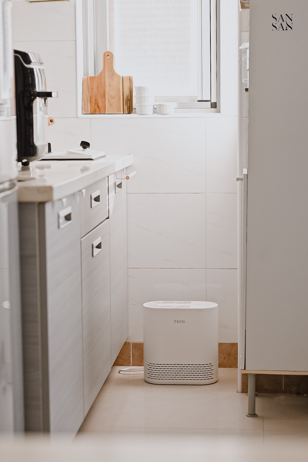 東元空氣清淨機 廚房場景