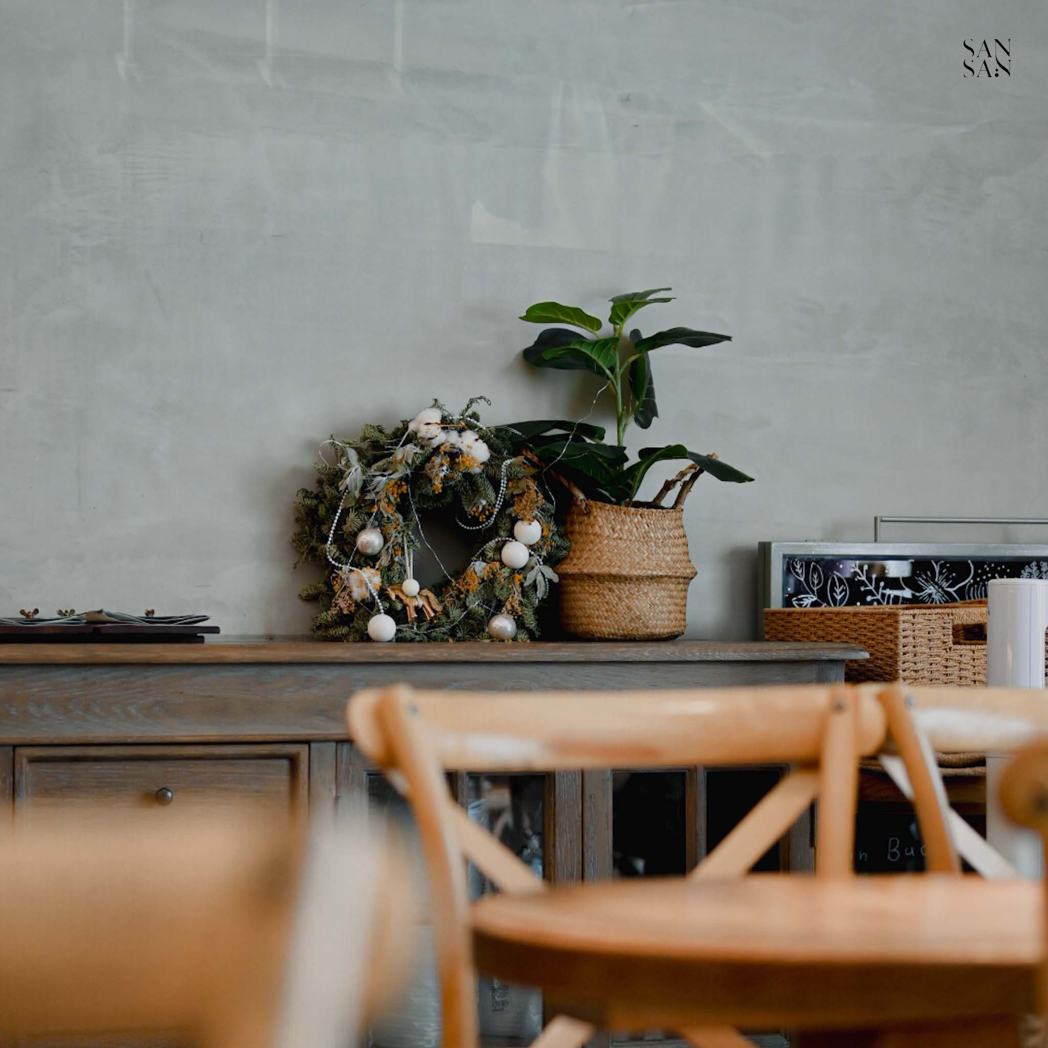 桃園早午餐-霧夜 店內軟裝